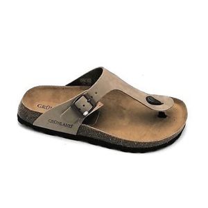 Grunland taupe thong Sandal